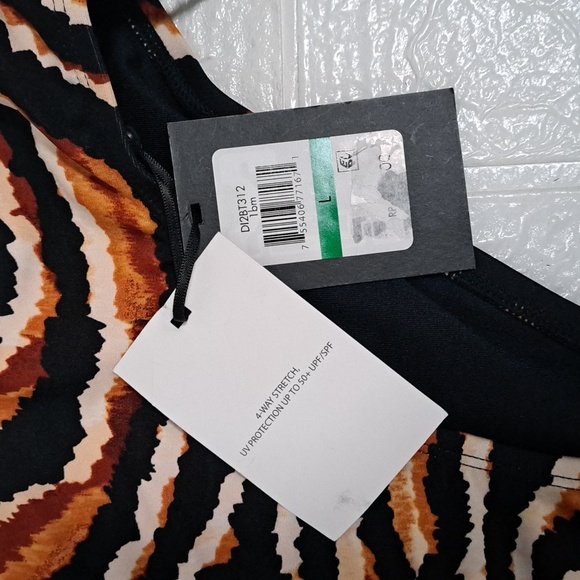 DKNY Printed Side Tie Bikini Bottom Swimsuit - Picture 9 of 12